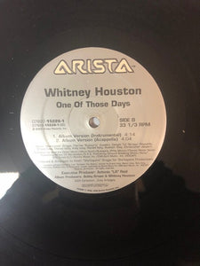 Whitney Houston : One Of Those Days (12")