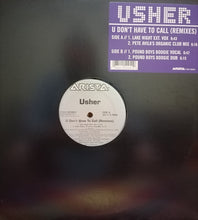 Load image into Gallery viewer, Usher : U Don't Have To Call (Remixes) (12")