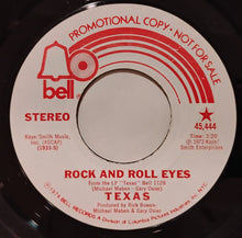 Load image into Gallery viewer, Texas (3) : Rock And Roll Eyes (7", Mono, Promo, Mon)