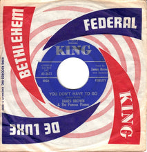 Load image into Gallery viewer, James Brown &amp; The Famous Flames : Mashed Potatoes U.S.A. / You Don&#39;t Have To Go (7&quot;)