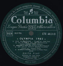 Load image into Gallery viewer, Edith Piaf : Olympia 1962 (LP, Album, Mono, RE)
