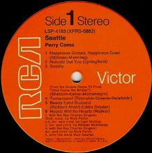 Load image into Gallery viewer, Perry Como : Seattle (LP, Album)