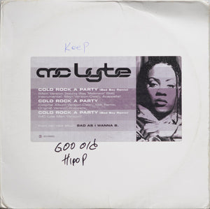 MC Lyte : Cold Rock A Party (Bad Boy Remix) (12", Promo)