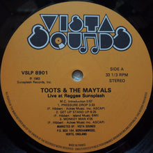 Load image into Gallery viewer, Toots &amp; The Maytals : Live At Reggae Sunsplash (LP, Album)