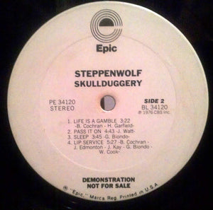 Steppenwolf : Skullduggery (LP, Album, Promo)