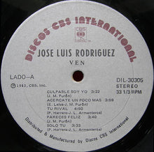 Load image into Gallery viewer, José Luis Rodríguez : Ven (LP, Album)