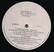 Load image into Gallery viewer, Various : Acuérdate De Acapulco Remember (LP, Comp)