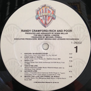 Randy Crawford : Rich And Poor (LP, Album)