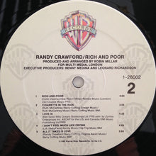 Load image into Gallery viewer, Randy Crawford : Rich And Poor (LP, Album)