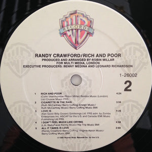 Randy Crawford : Rich And Poor (LP, Album)