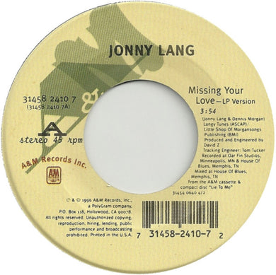 Jonny Lang : Missing Your Love (7