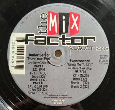 Various : The Mix Factor (August 2003) (2x12