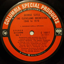 Load image into Gallery viewer, George Szell, The Cleveland Orchestra : George Szell, The Cleveland Orchestra, 1946 To 1970 (LP)