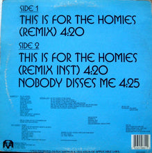 Load image into Gallery viewer, Rodney O Joe Cooley* : This Is For The Homies (Remix) (12&quot;)