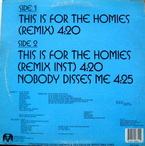 Rodney O Joe Cooley* : This Is For The Homies (Remix) (12")