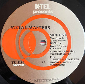 Various : Metal Masters (LP, Comp, HuB)