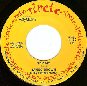 James Brown & The Famous Flames : Try Me / Think (7")