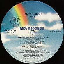 Load image into Gallery viewer, Tanya Tucker : Live (LP, Album, Glo)