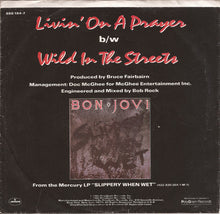 Load image into Gallery viewer, Bon Jovi : Livin' On A Prayer (7", Single, Styrene, Ind)