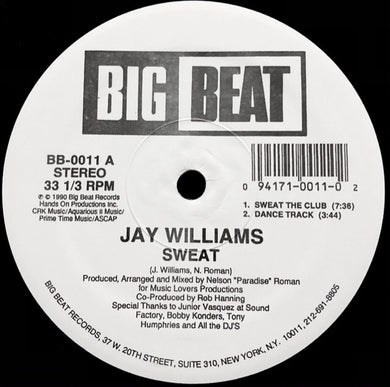 Jay Williams : Sweat (12