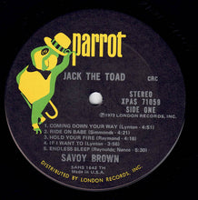 Load image into Gallery viewer, Savoy Brown : Jack The Toad (LP, Club, Ter)