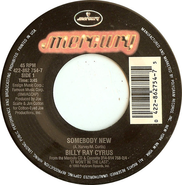 Billy Ray Cyrus : Somebody New (7