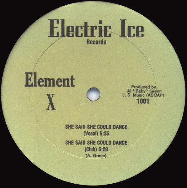 Element X / Stevie Colt And Easy Rock : She Said She Could Dance / Never Die (12