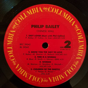 Philip Bailey : Chinese Wall (LP, Album, Pit)