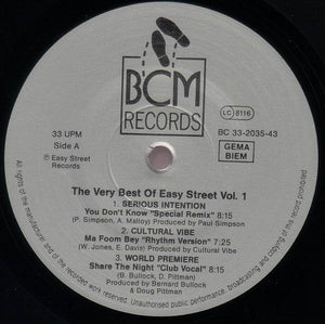 Various : The Very Best Of Easy Street Volume 1 (2xLP, Comp)