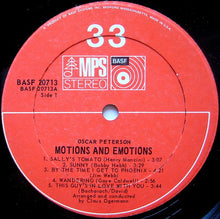 Load image into Gallery viewer, Oscar Peterson : Motions &amp; Emotions (LP, Album, Gat)