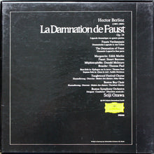 Load image into Gallery viewer, Hector Berlioz, Edith Mathis, Stuart Burrows, Donald McIntyre, Thomas Paul*, Tanglewood Festival Chorus, Boston Symphony Orchestra, Seiji Ozawa : La Damnation De Faust (3xLP + Box)