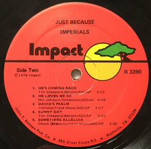 Load image into Gallery viewer, Imperials : Just Because (LP, Album)