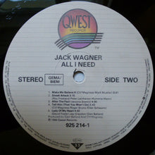 Load image into Gallery viewer, Jack Wagner : All I Need (LP, Album)