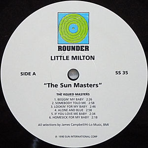 Little Milton : The Sun Masters (LP, Comp)