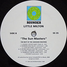 Load image into Gallery viewer, Little Milton : The Sun Masters (LP, Comp)