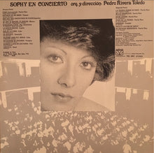 Load image into Gallery viewer, Sophy Orq. Y Dirección Pedro Rivera Toledo : Sophy En Concierto (2xLP, Album, Gat)