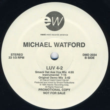 Load image into Gallery viewer, Michael Watford : Luv 4-2 (12", Promo)