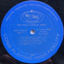 Load image into Gallery viewer, George Jones (2) : The Great George Jones (LP, Comp, Mono, Blu)