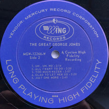 Load image into Gallery viewer, George Jones (2) : The Great George Jones (LP, Comp, Mono, Blu)