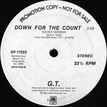 Load image into Gallery viewer, G.T.* : Down For The Count (12&quot;, Promo)