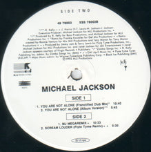 Load image into Gallery viewer, Michael Jackson : You Are Not Alone (The Remixes) (12&quot;, Single, P/Mixed)