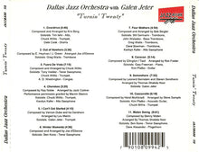 Load image into Gallery viewer, Dallas Jazz Orchestra With Galen Jeter : Turnin&#39; Twenty (CD, Album)