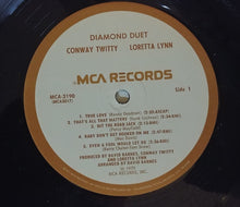 Load image into Gallery viewer, Conway Twitty &amp; Loretta Lynn : Diamond Duet (LP, Album, Pin)