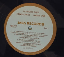 Load image into Gallery viewer, Conway Twitty &amp; Loretta Lynn : Diamond Duet (LP, Album, Pin)