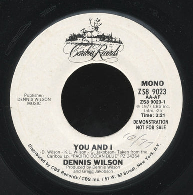 Dennis Wilson (2) : You And I (7