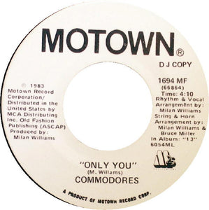 Commodores : Only You (7", Promo)