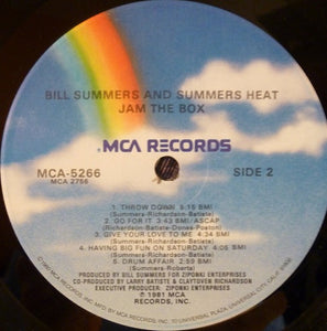 Bill Summers & Summers Heat : Jam The Box (LP, Album)