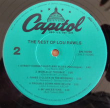 Load image into Gallery viewer, Lou Rawls : The Best Of Lou Rawls (LP, Comp, RE, Jac)