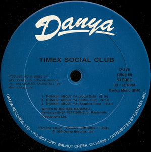 Timex Social Club : Thinkin' About Ya (12", Single)