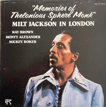 Load image into Gallery viewer, Milt Jackson : Memories Of Thelonious Sphere Monk (Milt Jackson In London) (LP, Album)